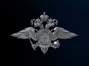 russian emblem mvd Modello 3D