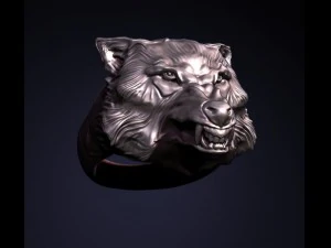 signet head wolf 3D Model