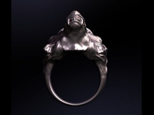 signet head wolf 3Dモデル