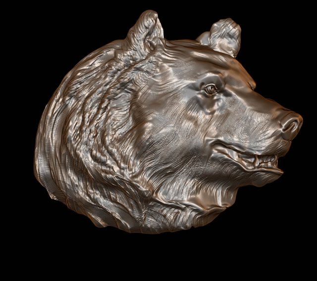 bas bear 3D Model .c4d .max .obj .3ds .fbx .stl .blend 