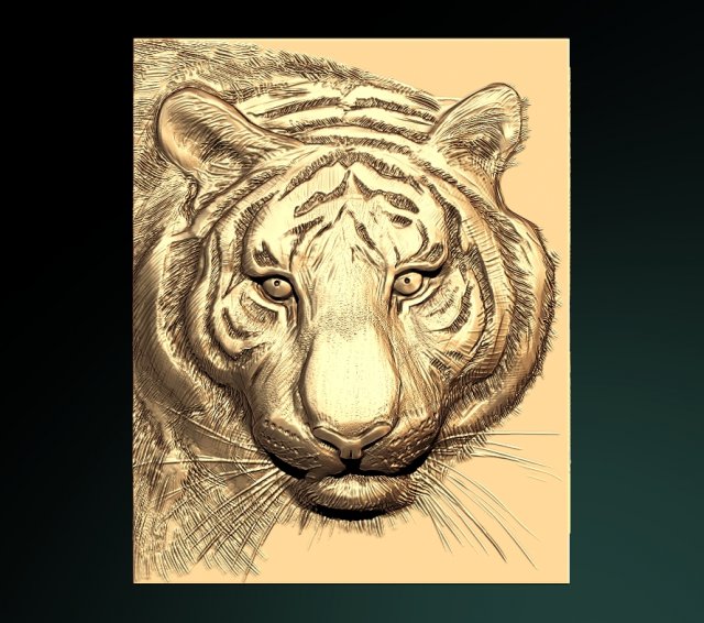 ussuri tiger bas 3Dモデル .c4d .max .obj .3ds .fbx .stl .blend 
