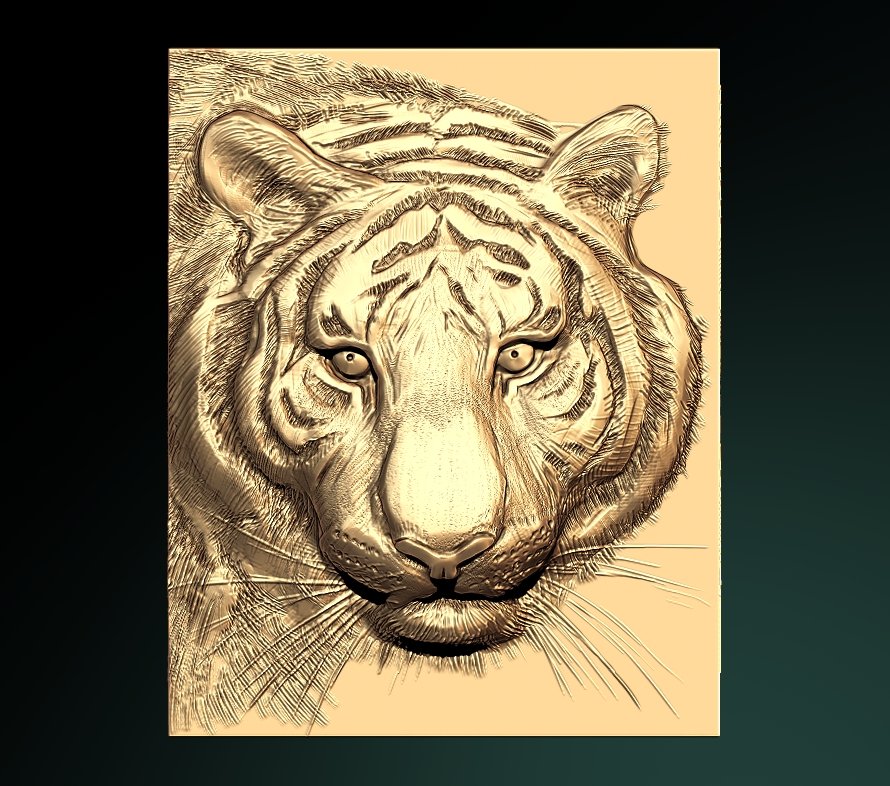 Modelo 3D de Tigre. Download grátis.