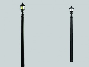 old street lamp Model 3D