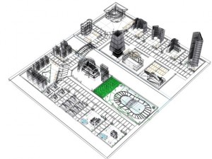 city neighborhood 3Dモデル