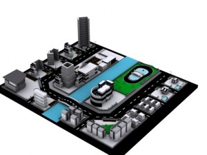 city neighborhood 3Dモデル