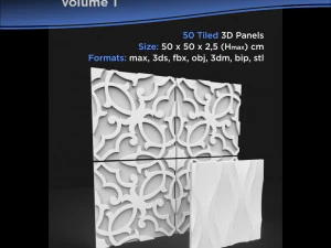 Pain&eacute;is 3D vol 1 Modelo 3D