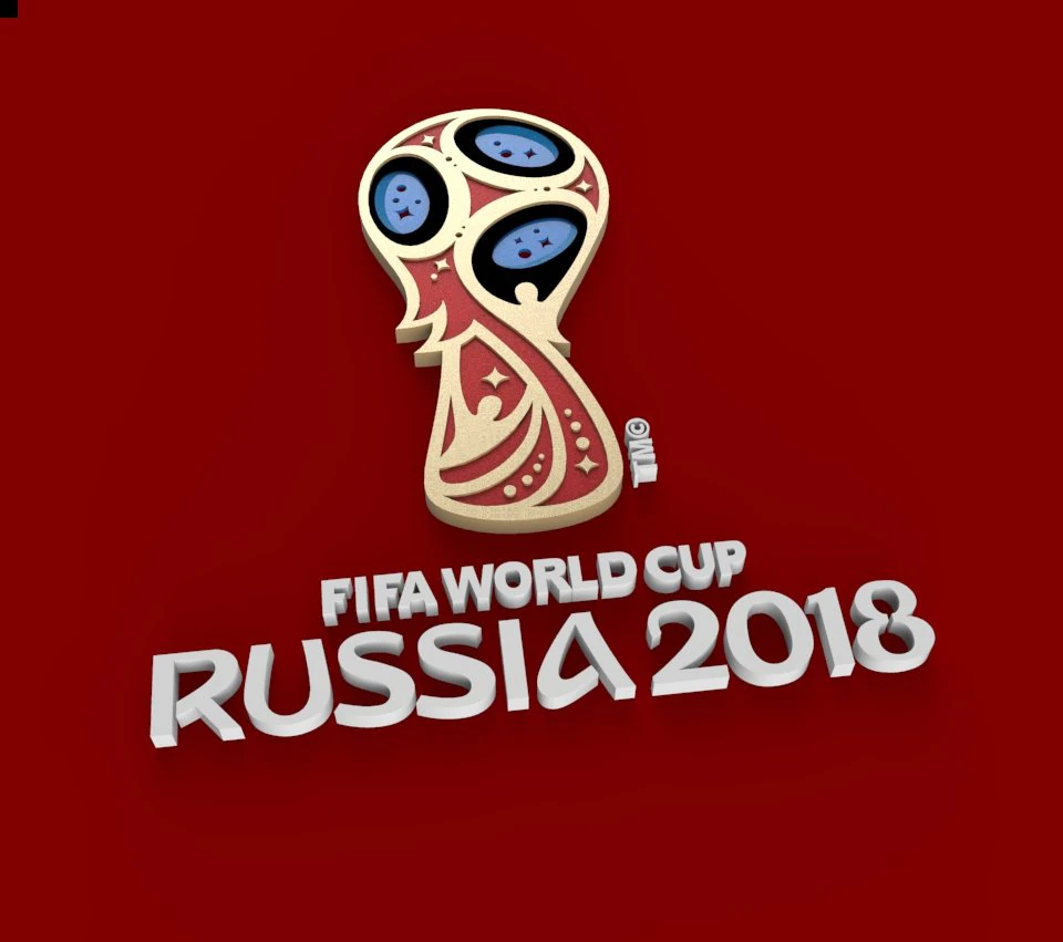 fifa 2018 rus logo 3D Model .c4d .max .obj .3ds .fbx .stl .blend