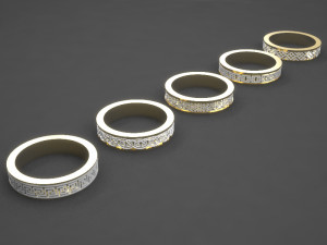 rings vol1 ethnic 3D Модель