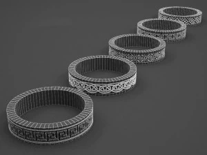 rings vol1 ethnic 3D Model