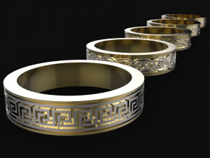 rings vol1 ethnic 3D Модель