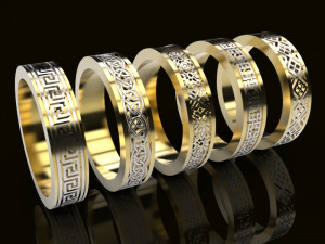 rings vol1 ethnic 3D Модель