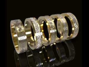 rings vol1 ethnic 3D Модель