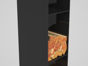stack of wood 3D 模型