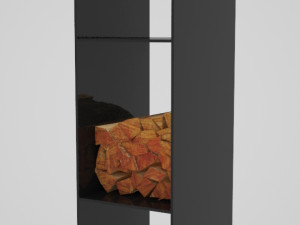 stack of wood 3D 模型