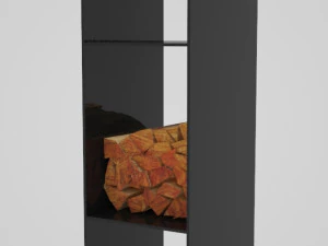 stack of wood 3D Model