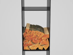 stack of wood 3D Model