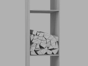 stack of wood 3D Model
