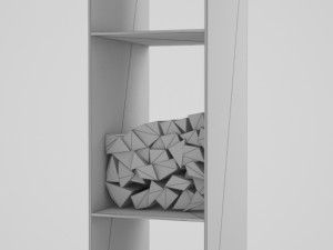 stack of wood 3D 模型
