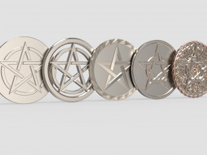 pentacles Modelo 3D