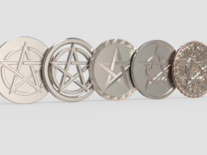 pentacles 3D Model