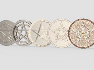 pentacles Model 3D