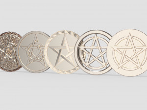 pentacles Model 3D