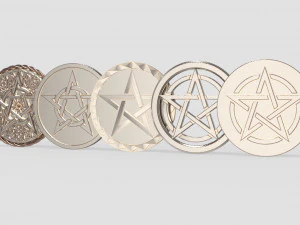 pentacles 3D Model