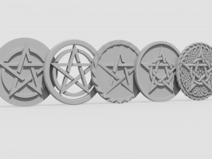 pentacles Model 3D