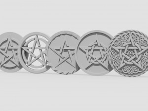 pentacles Model 3D