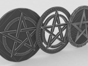 pentacles 3D Model