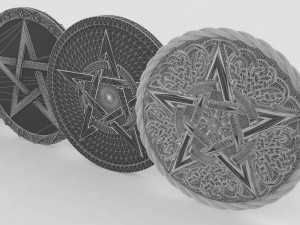 pentacles Model 3D