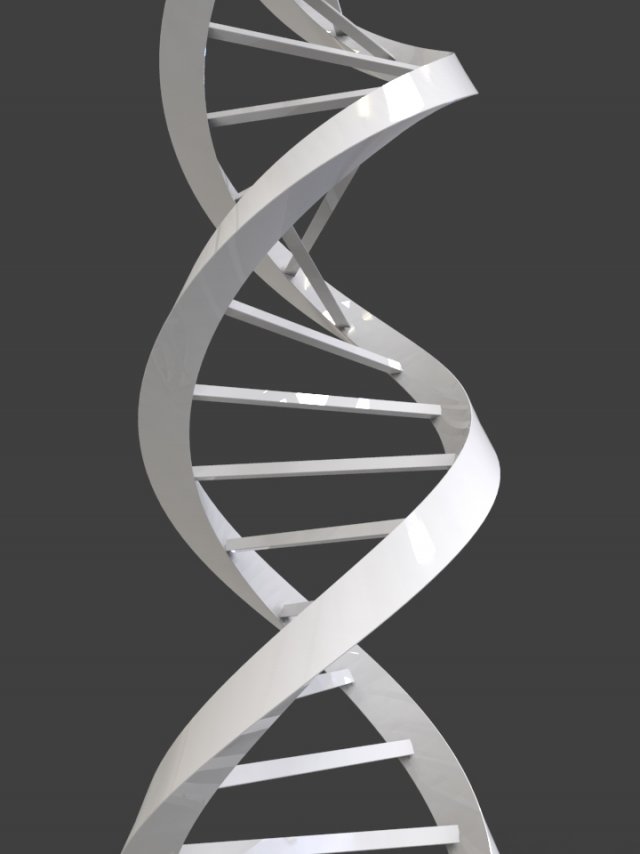 dna triangular Modello 3D .c4d .max .obj .3ds .fbx .stl .blend 