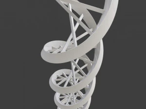 dna triangular 3D Model