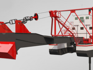 dredger 3D Model