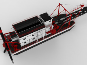 dredger 3D Model