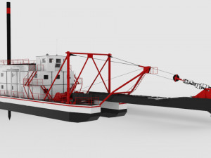 dredger 3D Model