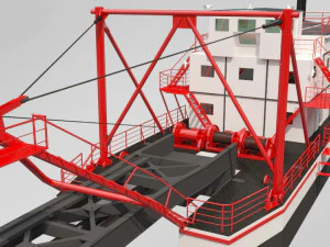 dredger 3D Model