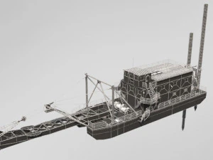 dredger 3D Model