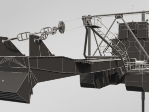 dredger 3D Model