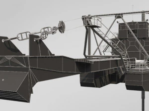 dredger 3D Model