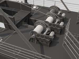 dredger 3D Model