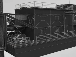 dredger 3D Model