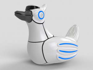 robot duck Model 3D