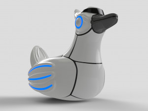 robot duck 3D मॉडल