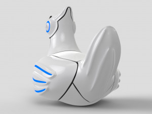 robot duck 3D मॉडल