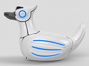 robot duck 3D मॉडल