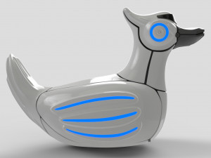 robot duck 3D मॉडल