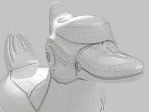 robot duck 3D मॉडल