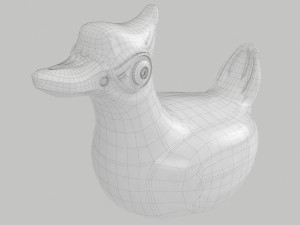 robot duck 3D मॉडल