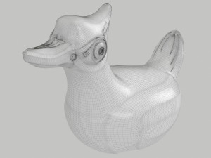 robot duck 3D मॉडल
